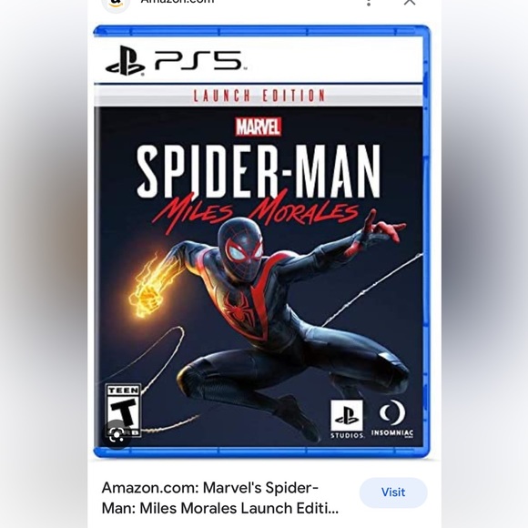PS5  Spider-Man Miles Morales launch edition - Picture 1 of 3